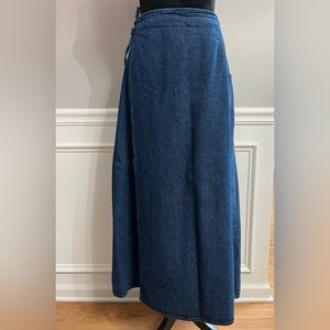 Vintage Venezia Jeans Co. Authentic Wrap Skirt-size 14
